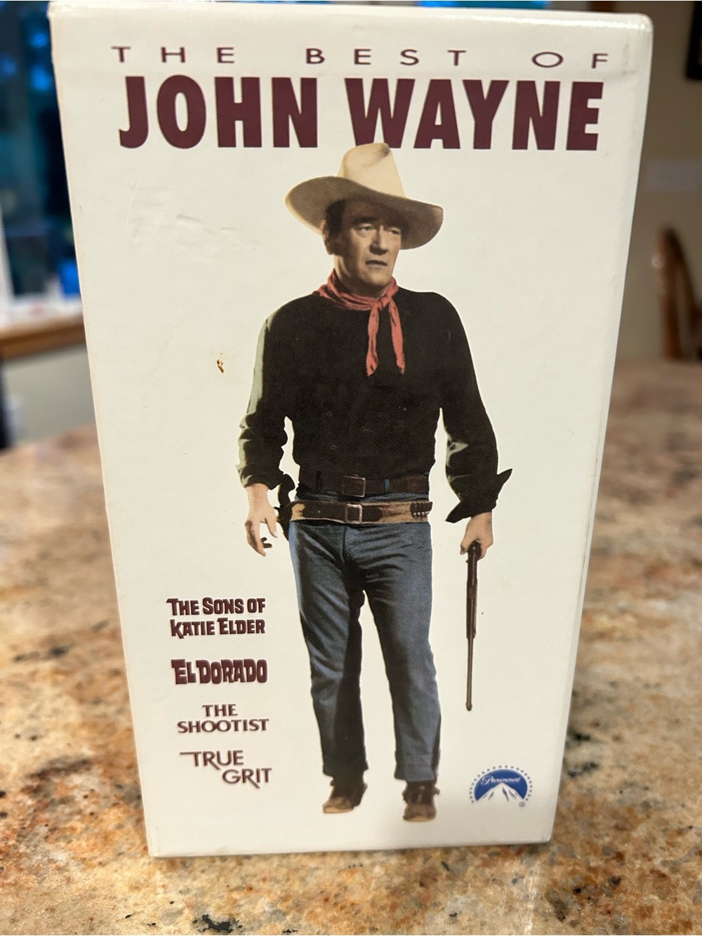 The Best of John Wayne VHS Box Set 4 Films 1992 Paramount Studios